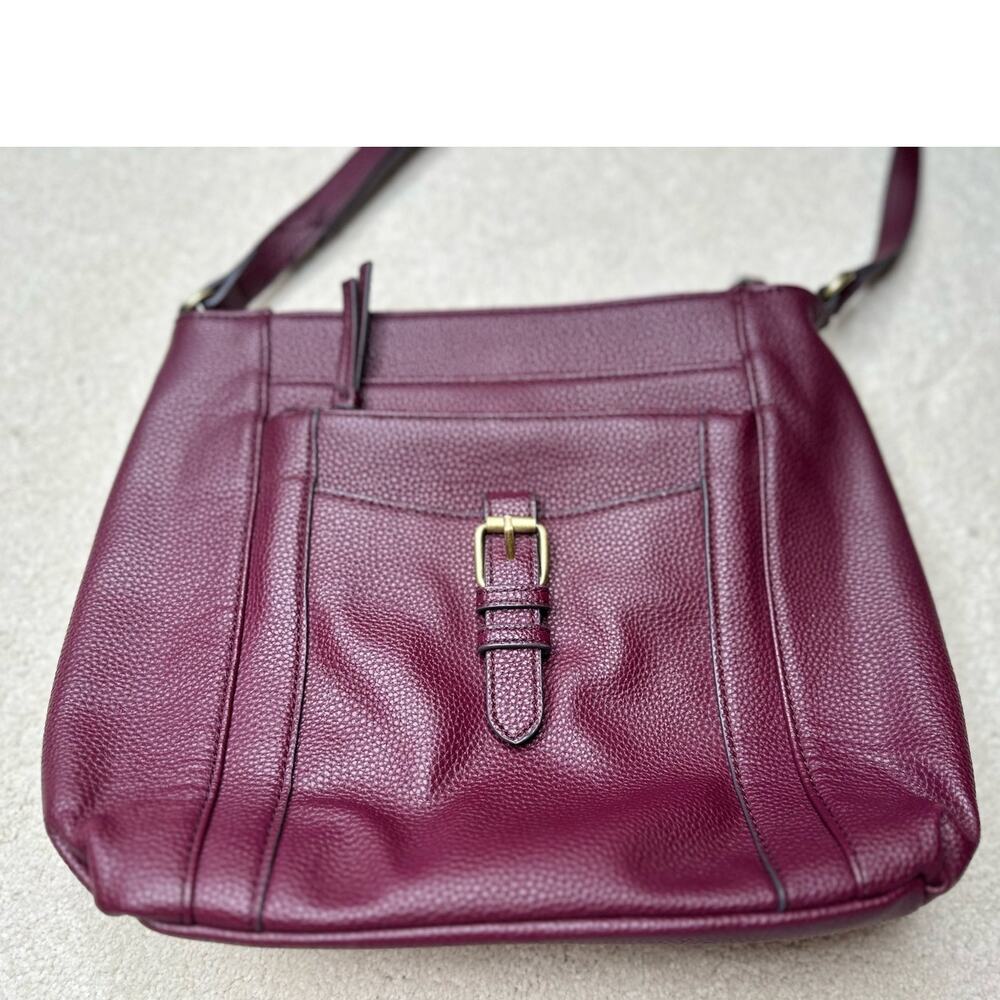 St John's Bay: Plum Purple Cross Body Purse